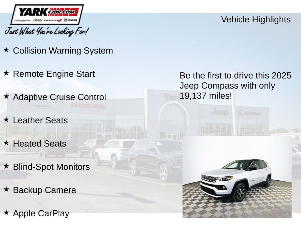 Used 2025 Jeep Compass Limited AWD/4WD image 12