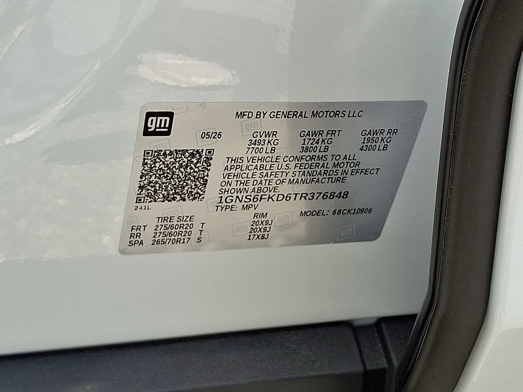 New 2026 Chevrolet Suburban Premier w/ Sun And Tow Package AWD/4WD image 18