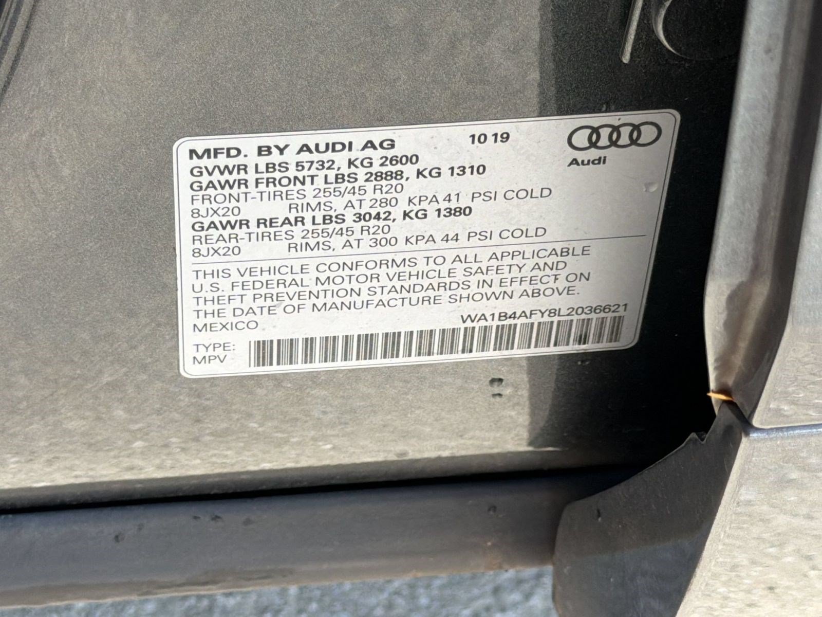 Used 2020 Audi SQ5 Premium Plus w/ Premium Plus Package AWD/4WD image 25