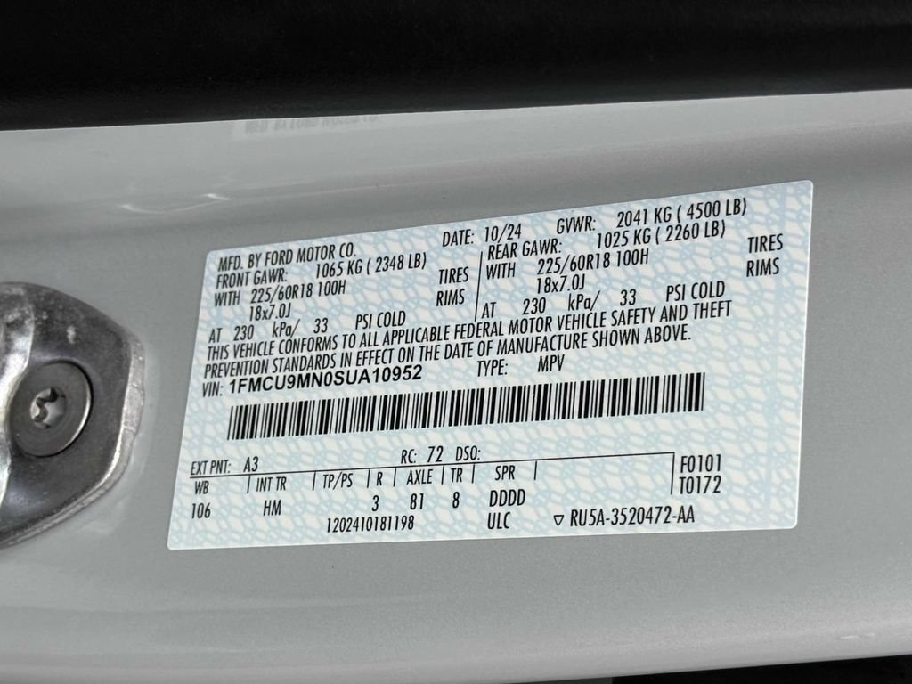 Used 2025 Ford Escape ST-Line AWD/4WD image 31