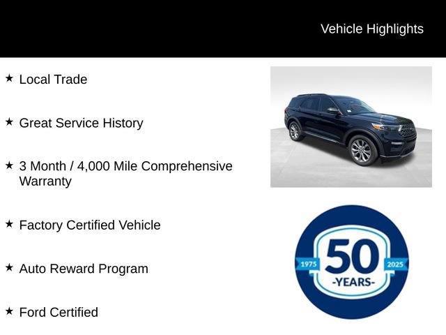 Certified 2021 Ford Explorer XLT w/ Equipment Group 202A AWD/4WD image 7