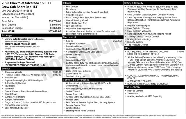 Used 2023 Chevrolet Silverado 1500 LT AWD/4WD image 6