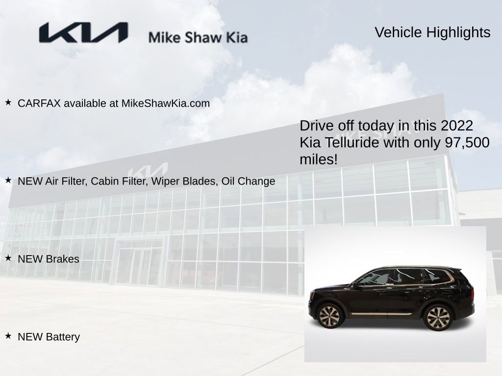 Used 2022 Kia Telluride EX w/ EX Premium Package FWD image 9
