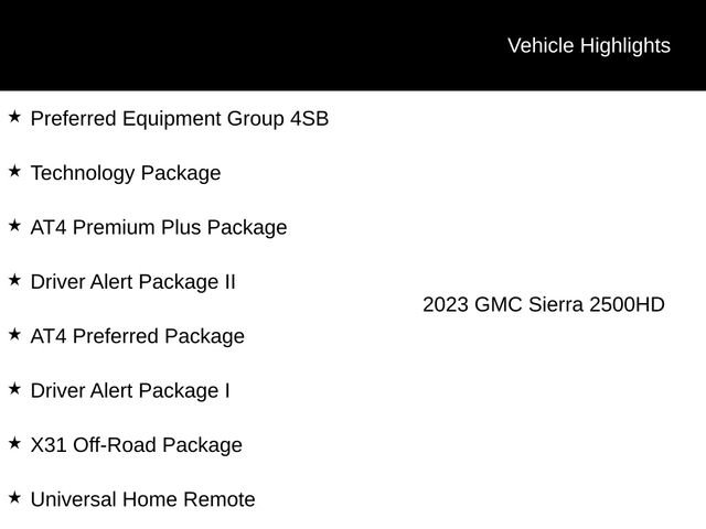 Used 2023 GMC Sierra 2500 AT4 w/ AT4 Premium Plus Package AWD/4WD image 12