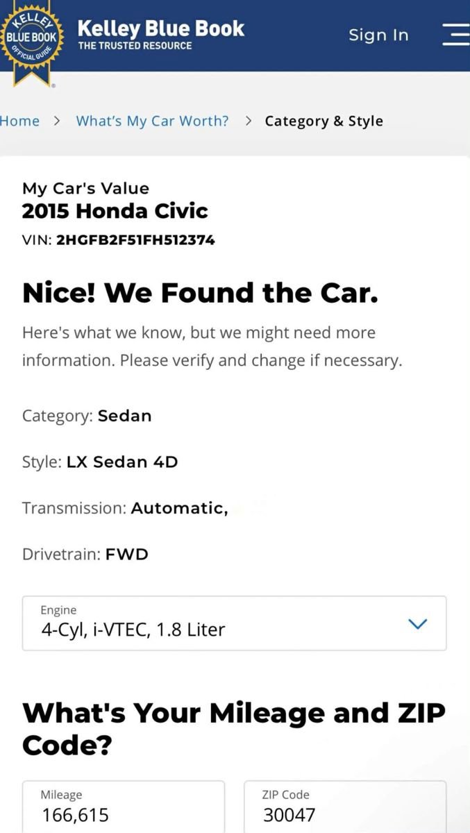 Used 2015 Honda Civic LX image 9