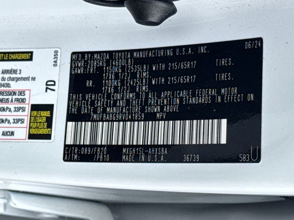 Used 2024 Toyota Corolla Cross SE w/ Moonroof Package image 45