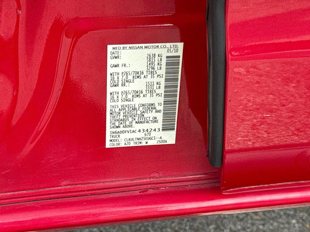 Used 2010 Nissan Frontier SE AWD/4WD image 20