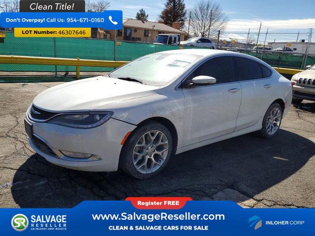 Used 2015 Chrysler 200 C w/ Navigation & Sound Group I