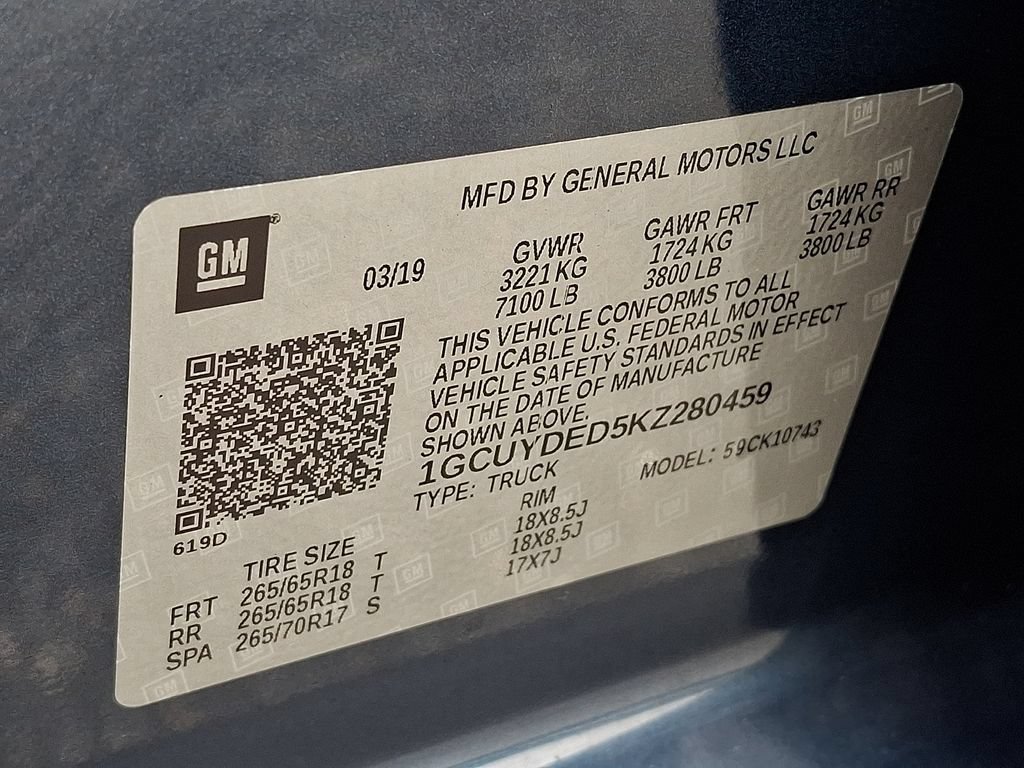 Used 2019 Chevrolet Silverado 1500 LT w/ All-Star Edition AWD/4WD image 26