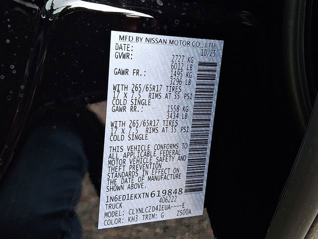 New 2026 Nissan Frontier SV w/ SV Convenience Package image 9