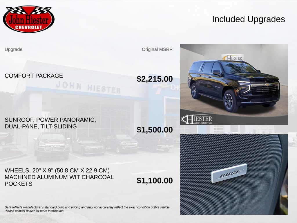 New 2027 Chevrolet Suburban LT w/ Comfort Package AWD/4WD image 3
