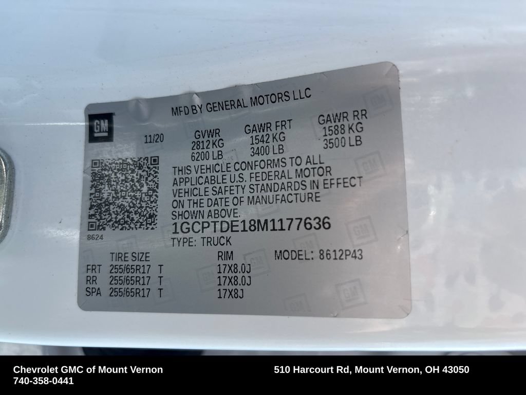 Used 2021 Chevrolet Colorado Z71 w/ Safety Package AWD/4WD image 31