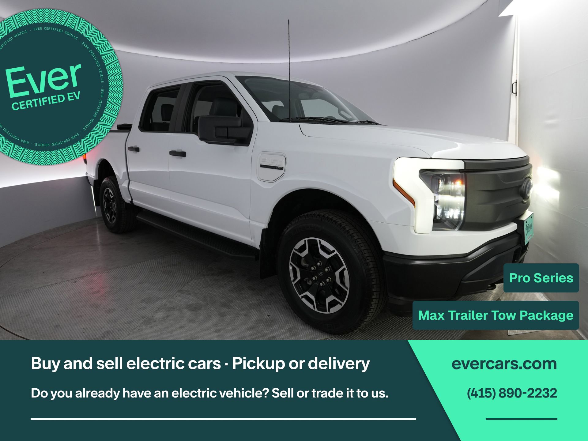 Used 2023 Ford F150 Lightning Pro w/ Max Trailer Tow Package image 1