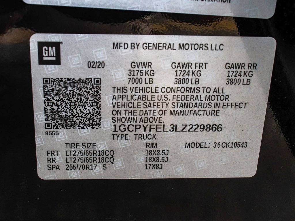 Used 2020 Chevrolet Silverado 1500 LT Trail Boss image 14