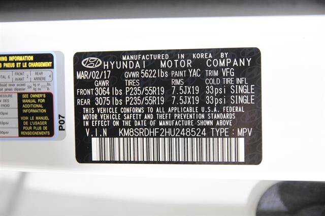 Used 2017 Hyundai Santa Fe Limited AWD/4WD image 25