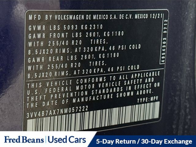 Used 2022 Volkswagen Tiguan SEL R-Line image 36