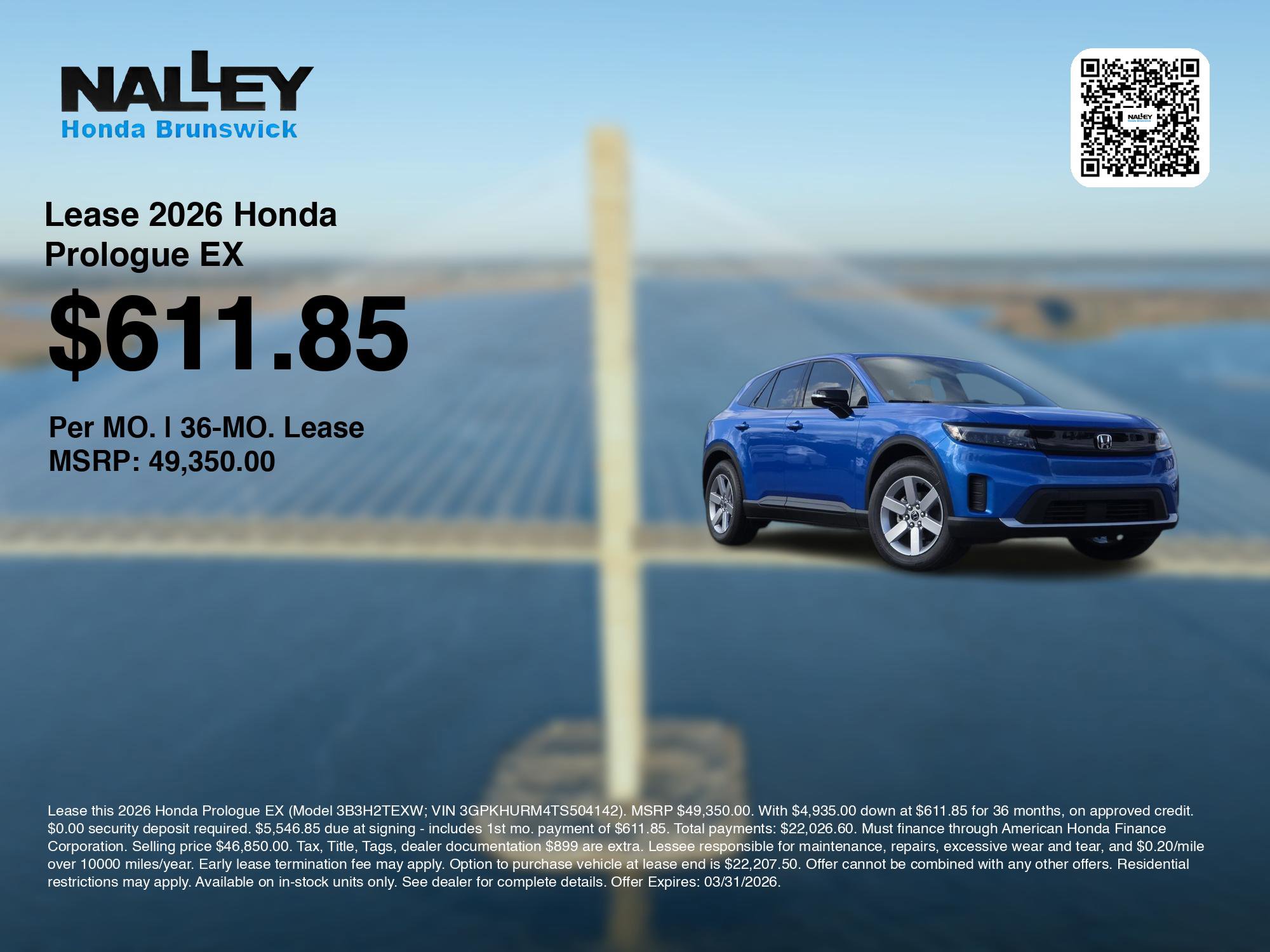 New 2026 Honda Prologue Eco image 3