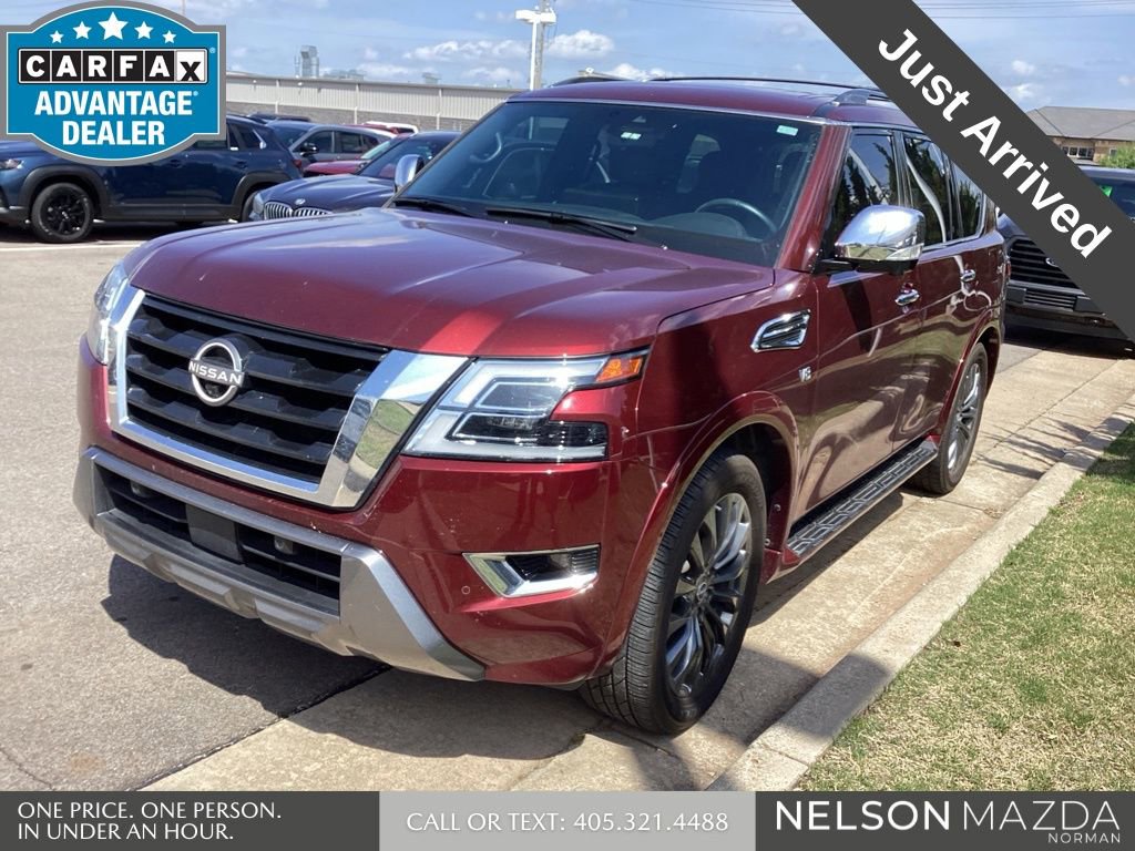 Used 2021 Nissan Armada Platinum w/ Captain's Chairs Package image 1