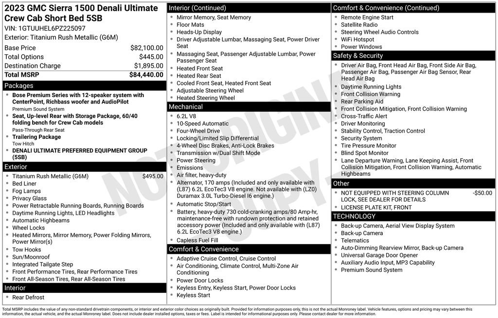 Certified 2023 GMC Sierra 1500 Denali Ultimate AWD/4WD image 5