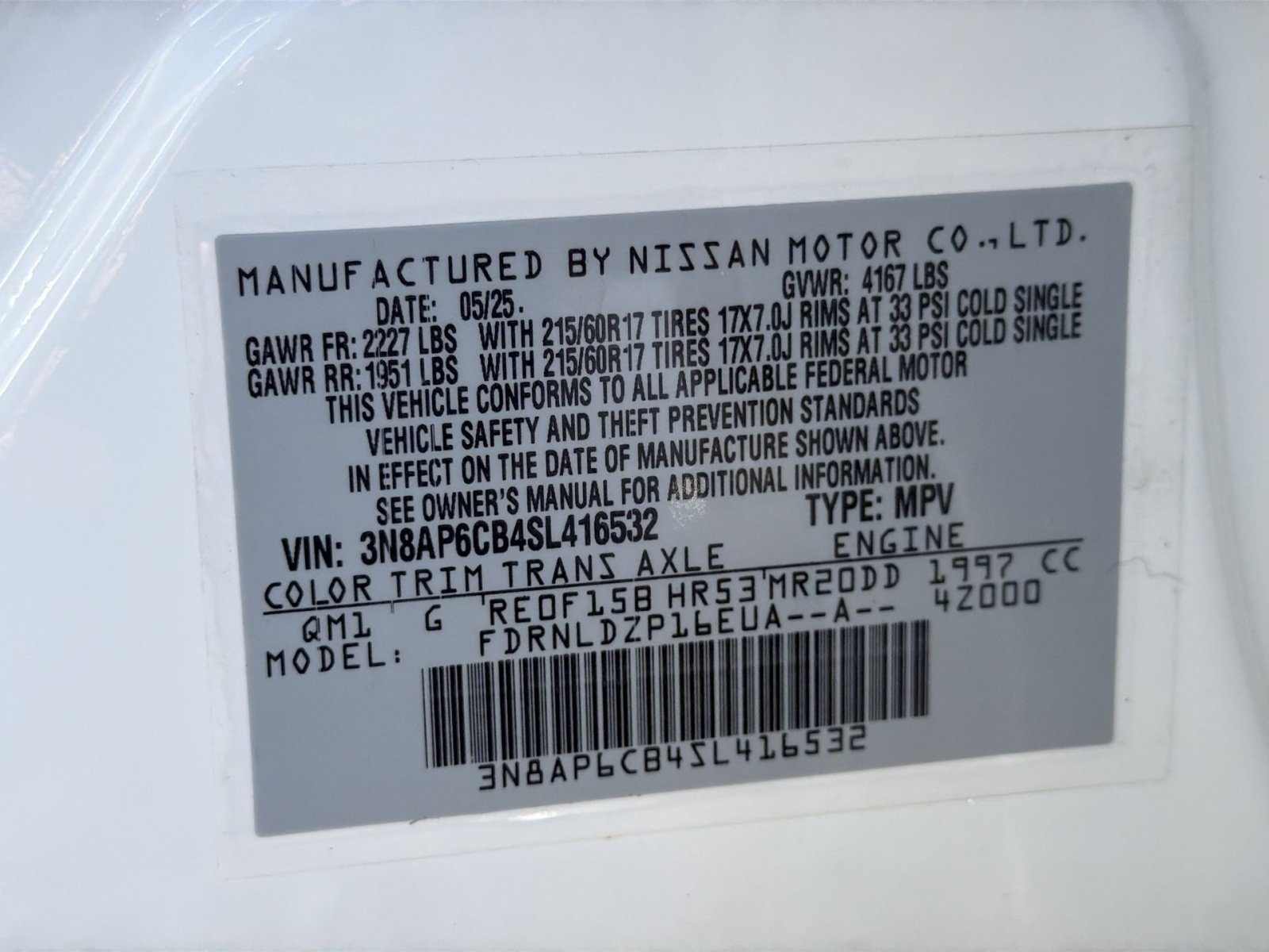 Used 2025 Nissan Kicks SV AWD/4WD image 41