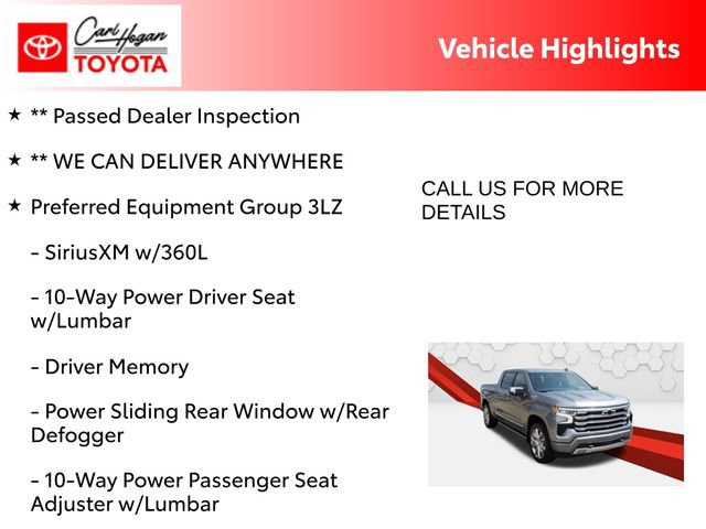 Used 2023 Chevrolet Silverado 1500 High Country w/ High Country Premium Package AWD/4WD image 5