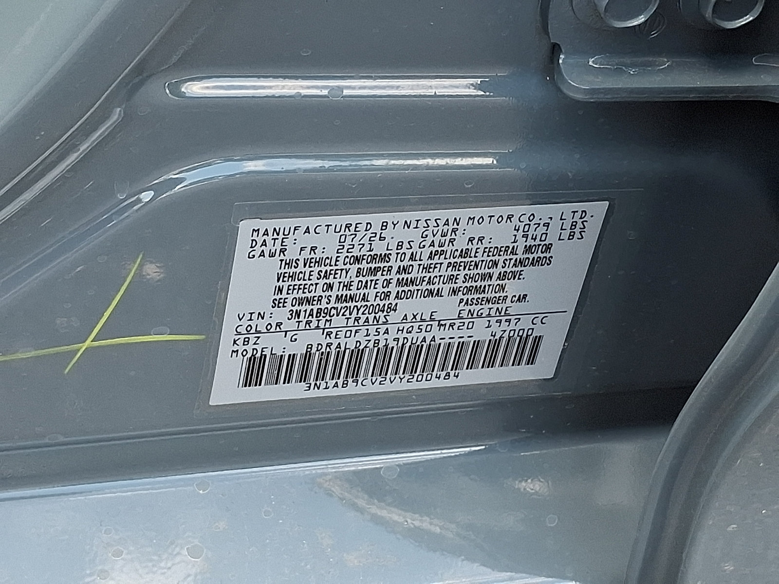 New 2027 Nissan Sentra SV w/ Floor Mat Package FWD image 19