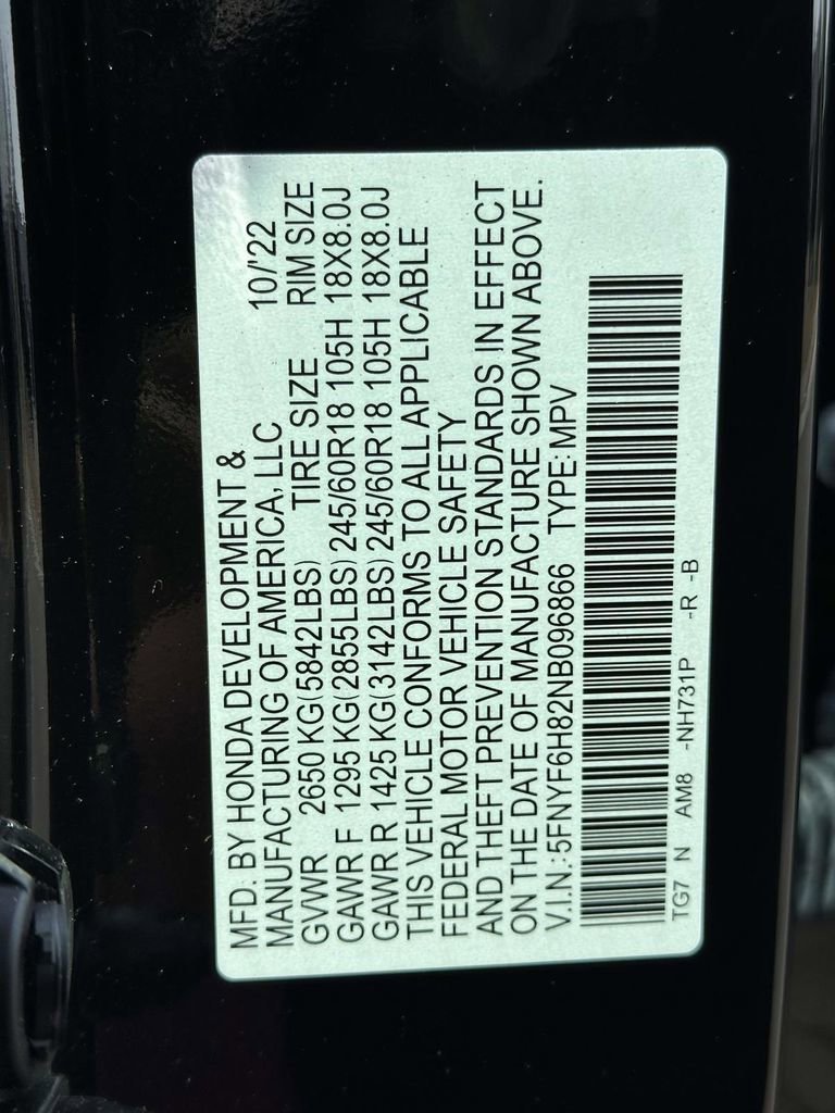 Certified 2022 Honda Pilot TrailSport image 31