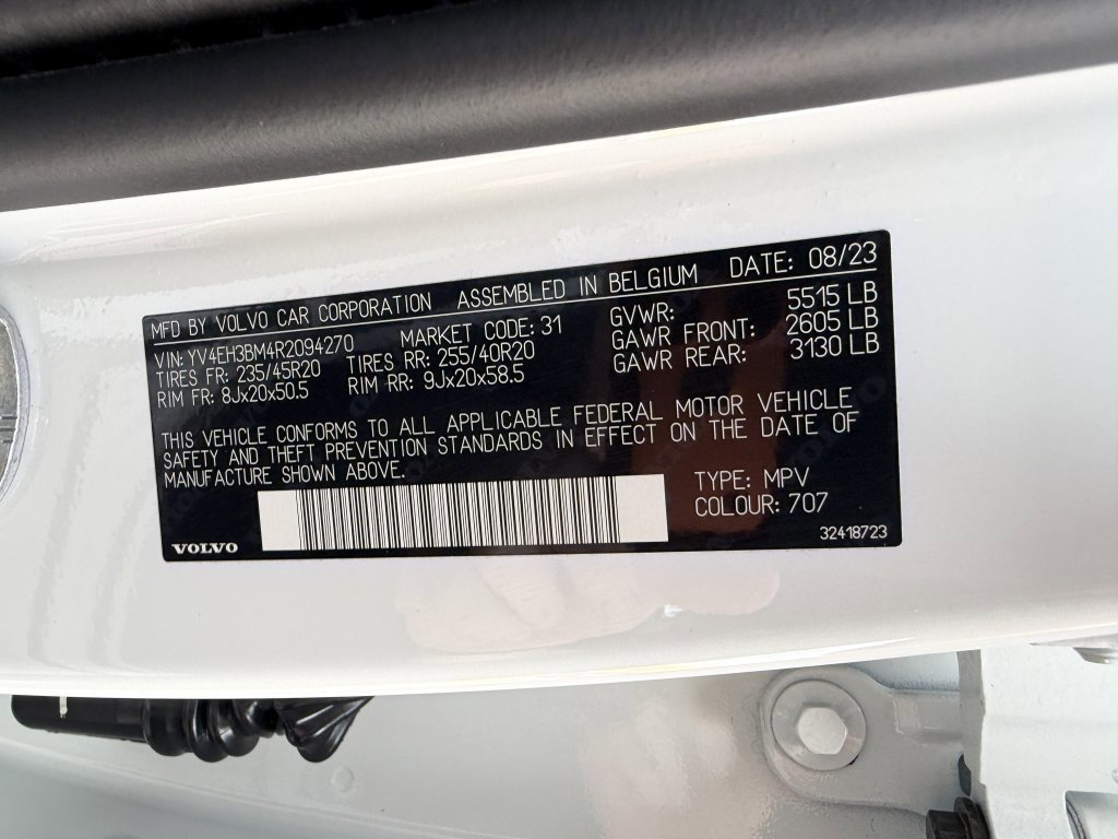 Used 2024 Volvo C40 P8 Recharge Ultimate w/ Protection Package Premier image 44