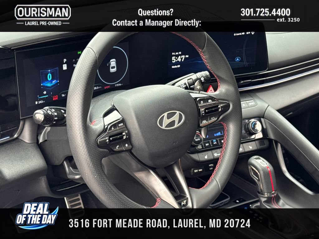 Certified 2025 Hyundai Elantra N Line FWD image 9
