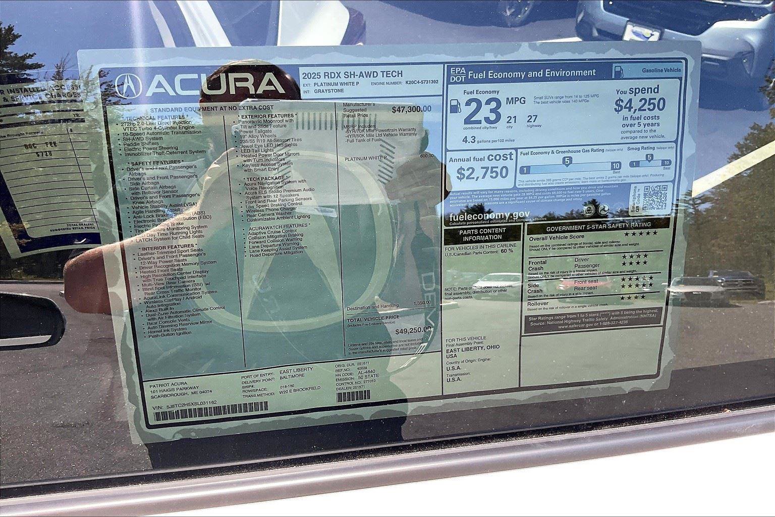 New 2025 Acura RDX w/ Technology Package image 14