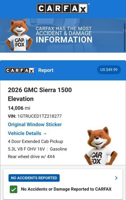 Used 2026 GMC Sierra 1500 Elevation AWD/4WD image 4