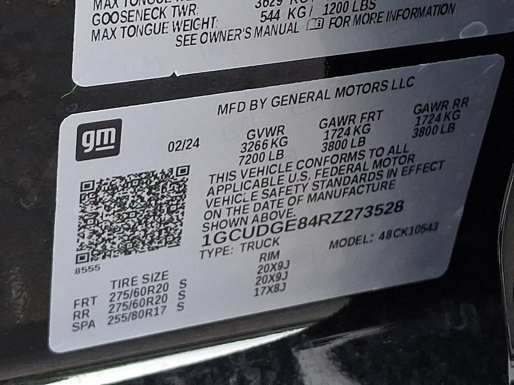 Used 2024 Chevrolet Silverado 1500 LTZ AWD/4WD image 27
