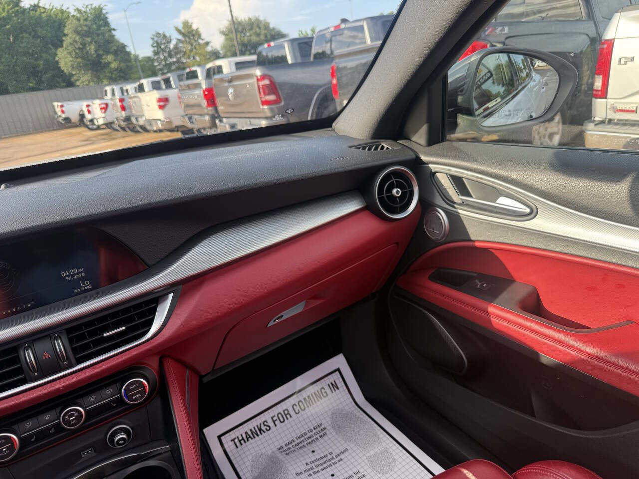 Used 2019 Alfa Romeo Stelvio Ti Sport w/ Quick Order Package 22S Sport AWD/4WD image 20