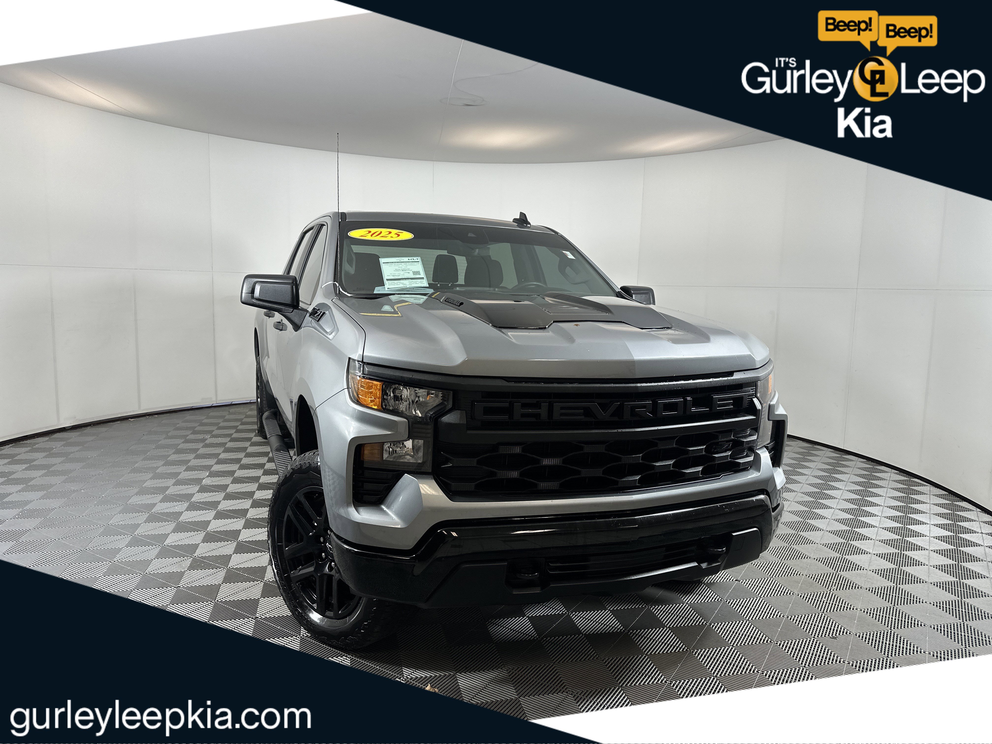 Used 2025 Chevrolet Silverado 1500 Custom Trail Boss w/ Turbomax Blackout Package