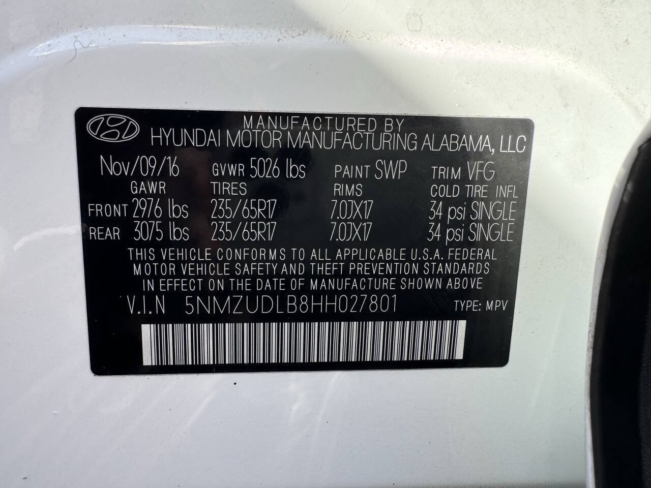 Used 2017 Hyundai Santa Fe Sport AWD/4WD image 23