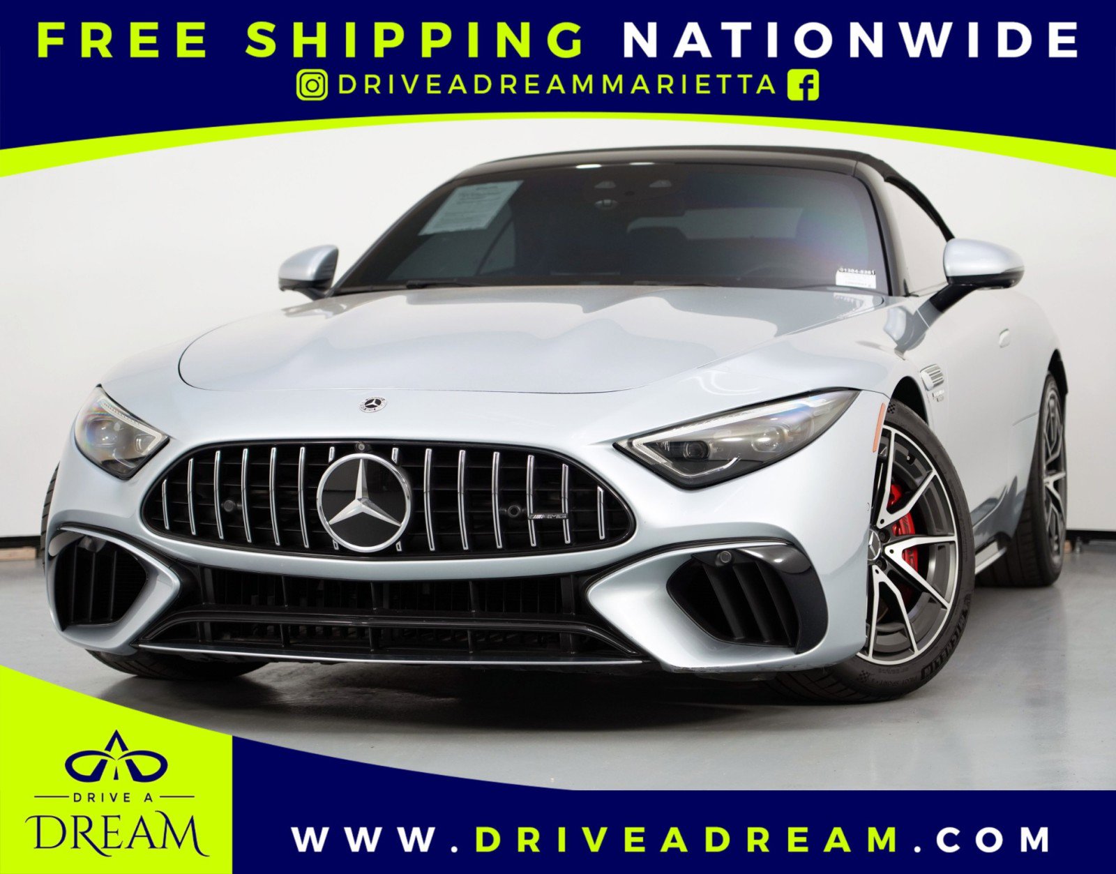 Used 2022 Mercedes-Benz SL 55 AMG 4MATIC w/ Driver Assistance Package