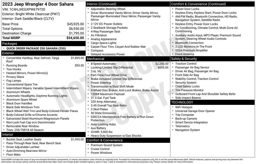 Used 2023 Jeep Wrangler Sahara image 28
