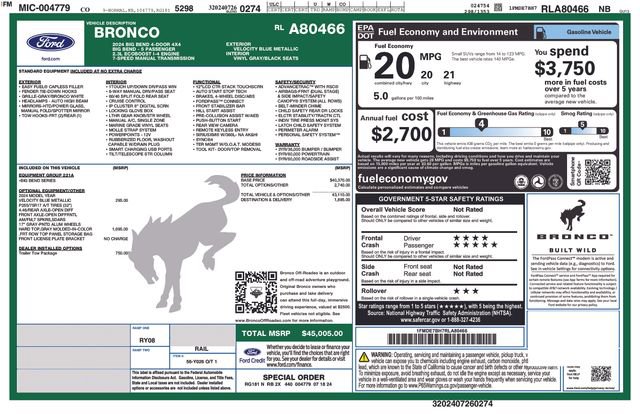 Certified 2024 Ford Bronco Big Bend image 7