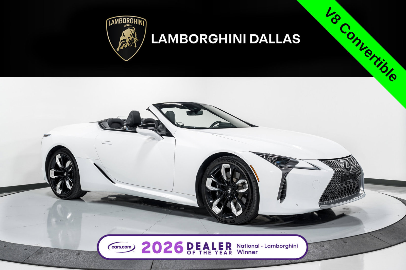 Used 2024 Lexus LC 500 Convertible w/ Touring Package RWD image 1