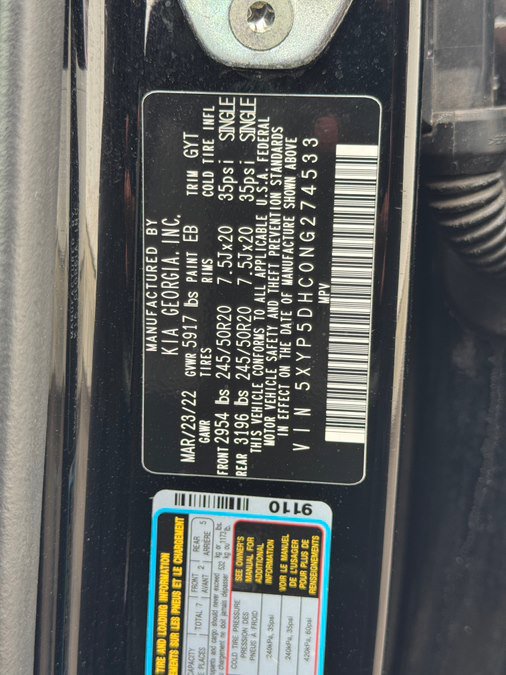 Used 2022 Kia Telluride SX w/ SX Prestige Package image 78