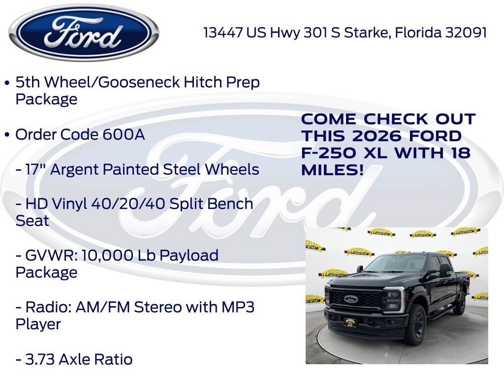 New 2026 Ford F250 XL w/ STX Appearance Package image 20