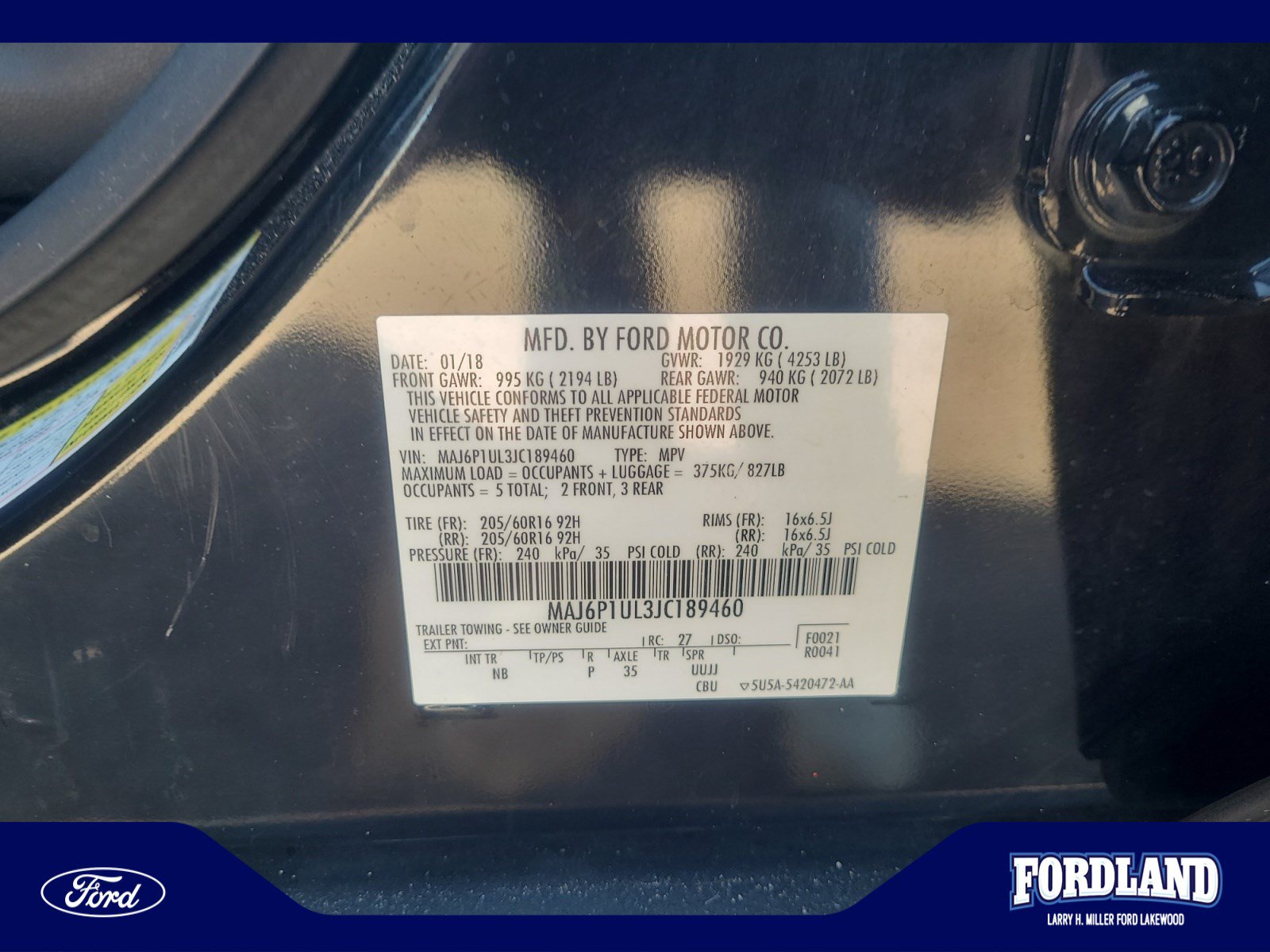 Used 2018 Ford EcoSport SE AWD/4WD image 25
