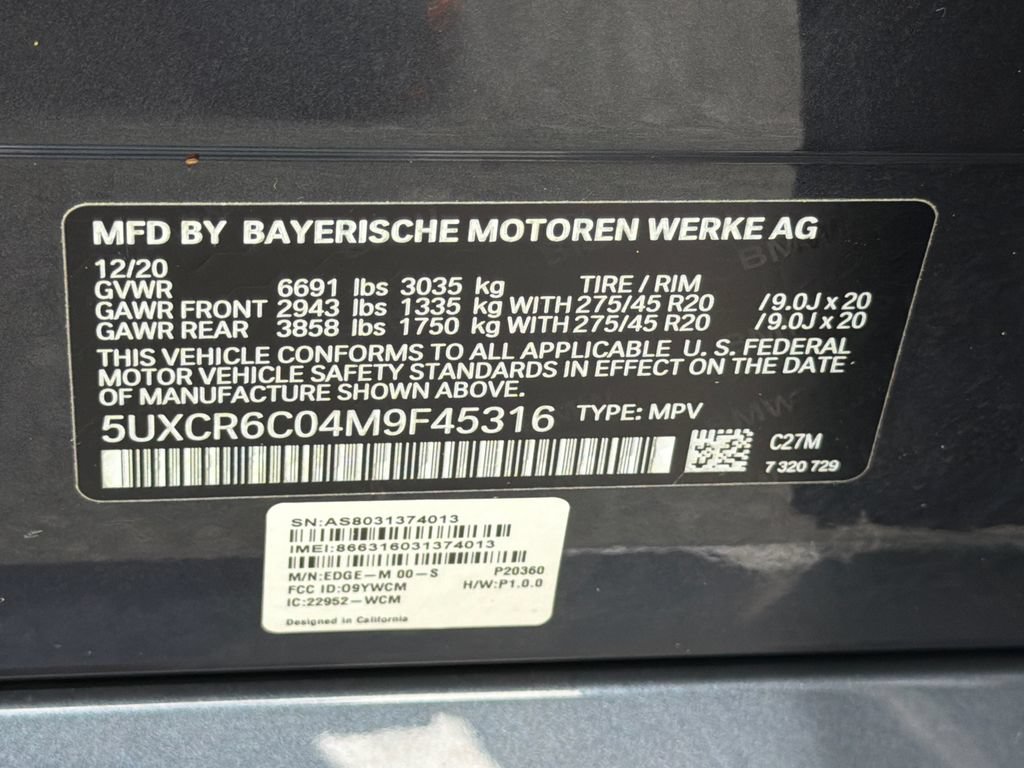Used 2021 BMW X5 xDrive40i w/ M Sport Package AWD/4WD image 37
