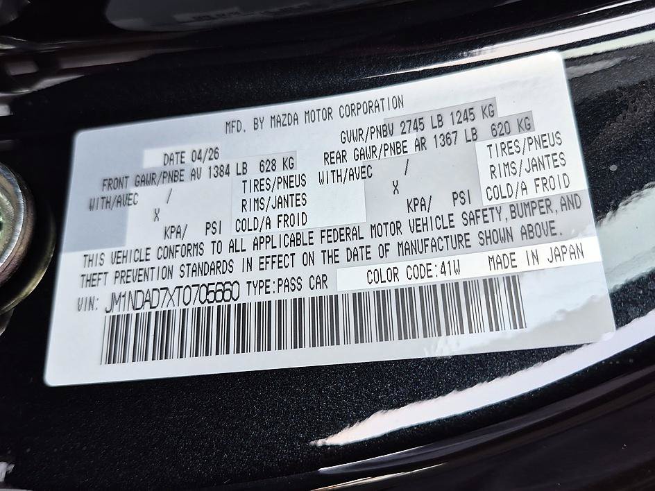 New 2026 MAZDA MX-5 Miata Grand Touring RWD image 36
