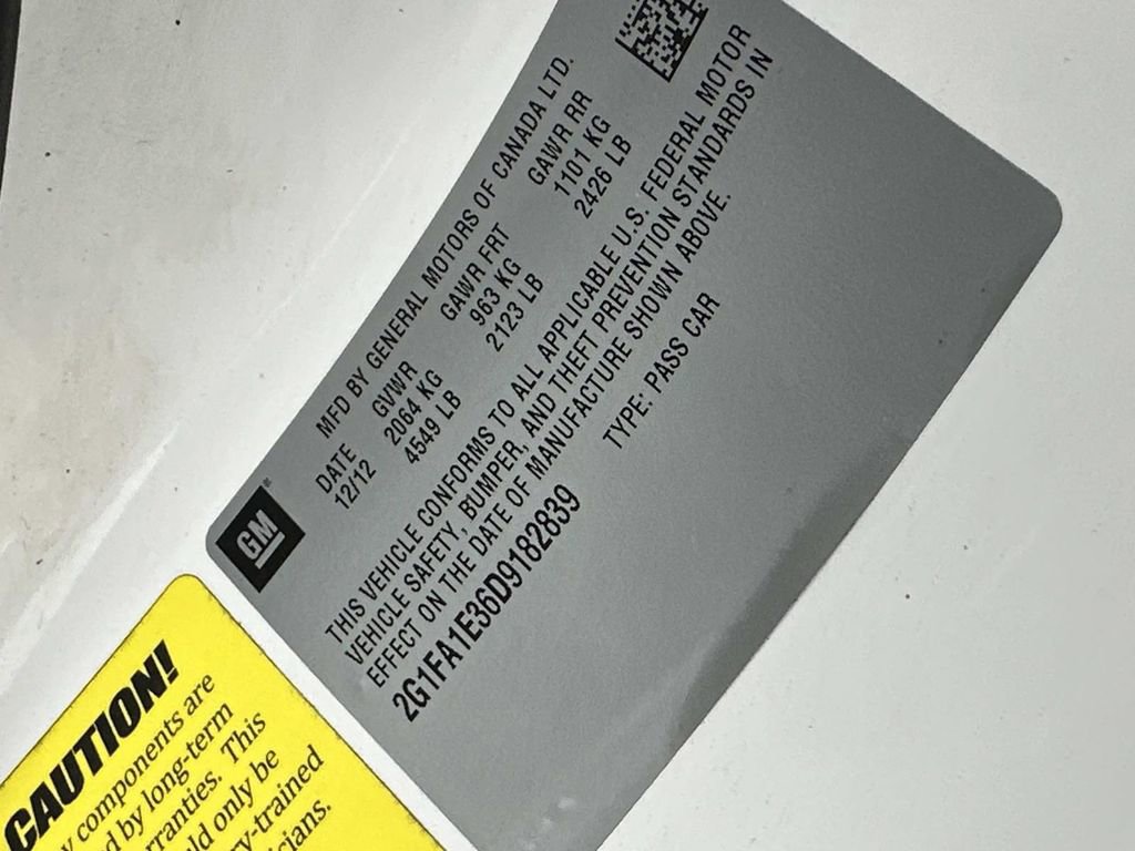 Used 2013 Chevrolet Camaro LS w/ Black Rally Stripe Package image 17