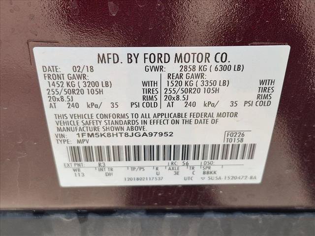 Used 2018 Ford Explorer Platinum AWD/4WD image 16