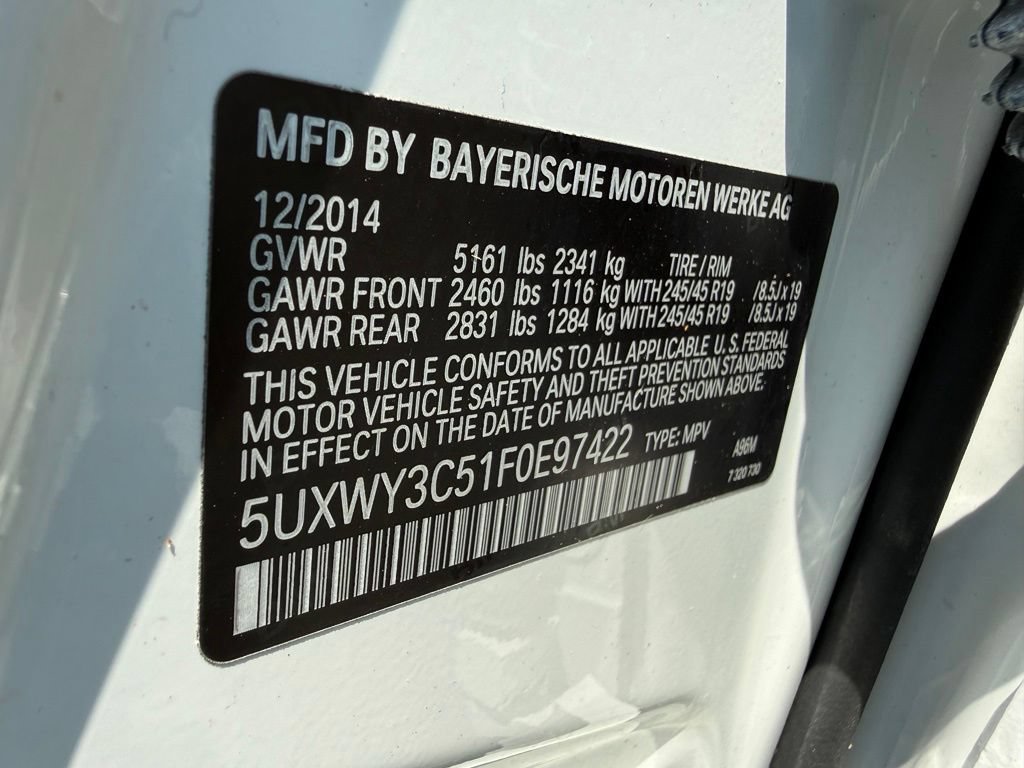 Used 2015 BMW X3 xDrive28d AWD/4WD image 37