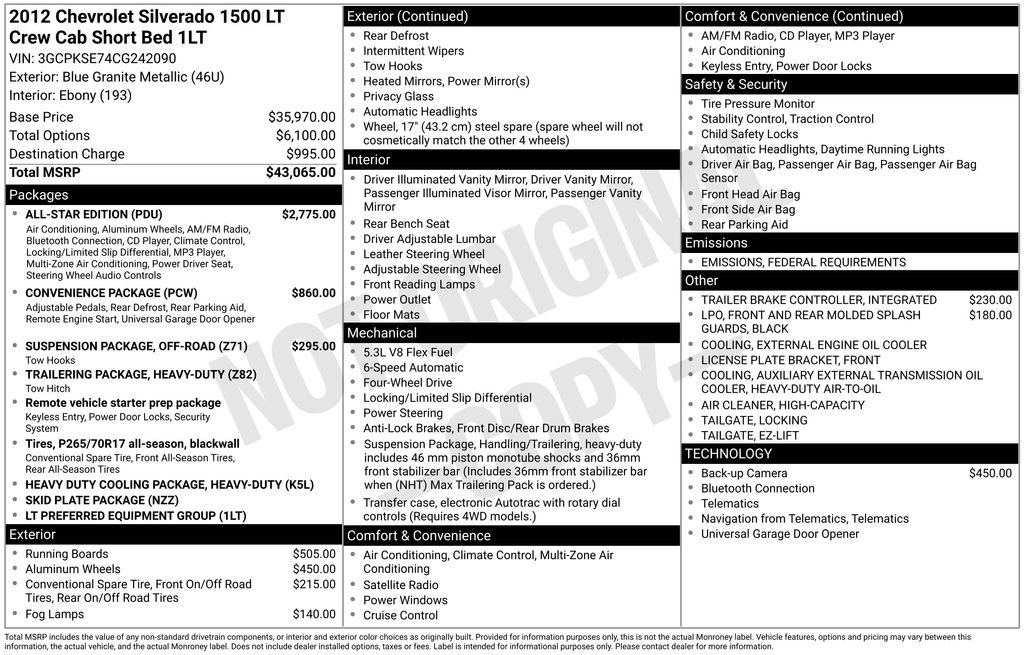 Used 2012 Chevrolet Silverado 1500 LT w/ All-Star Edition image 3