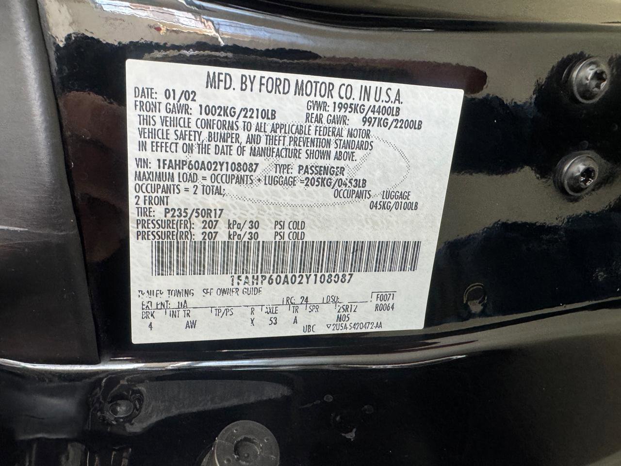 Used 2002 Ford Thunderbird image 36