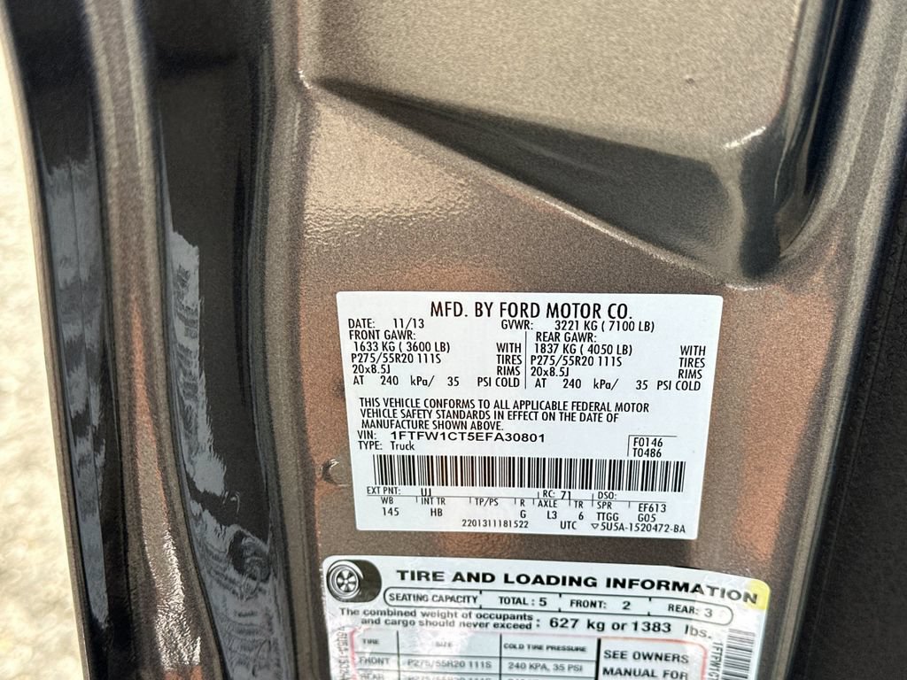 Used 2014 Ford F150 Lariat w/ Equipment Group 502A Luxury RWD image 25